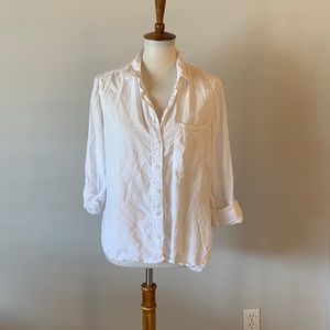 [cloth & stone] White Button Down Shirt - Size Small